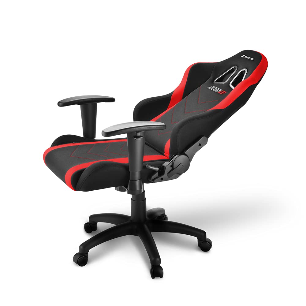 Sharkoon Skiller SGS2 Jr. Sedia da Gioco, Rosso, Piccolo