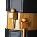 Geniqua Natural Walnut Wing Chun Wing Chun Dummy Adjustable Height Mook Yan Jong Practice Training IP Man Tripod Standing 3 Striking Pad