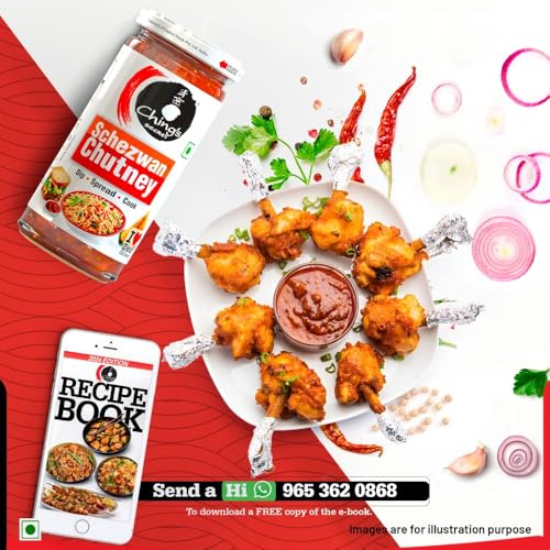 Image of Ching's Secret Schezwan Chutney, 250g, Spicy & Tangy, Dip, Spread, Cook