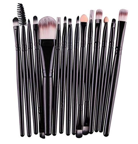 15PCS Makeup Brushes Set Eye Shadow Foundation Powder Eyeliner Eyelash Lip Brush #B009
