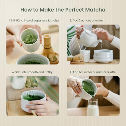 Té verde matcha japonés ceremonial 30 g miniatura 5