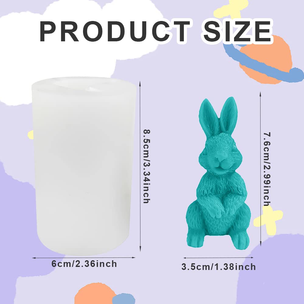 Moule Oeufs De Paques SVOCK Moules En Silicone Pour Pâques, Lapins De Pâques, Moules En Moule Silicone Paques