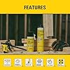 Stanley F905 Gaps & Cracks Sealant (2x12 Oz.) – Polyurethane Spray Foam Insulation for Window & Door, Waterproof Gap Filler, Low Expansion Foam for Indoor & Outdoor Use | Straw Use | 12 Oz. 2 Pack