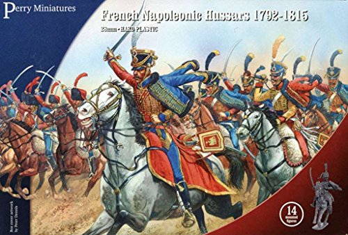 Figuras de Soldados Napoleónicos 28mm Kit 14 Hussars miniatura 1