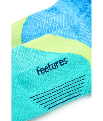 Image of Feetures Elite Light Cushion No Show Tab Sock Wave