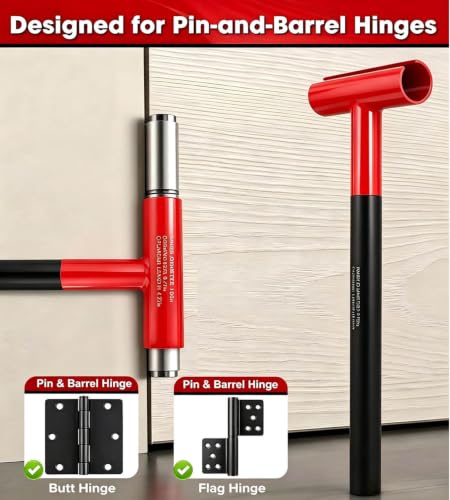 HolaYou 5-in-1 Door Hinge Adjustment Tool for Residential,Commercial Door - image 2