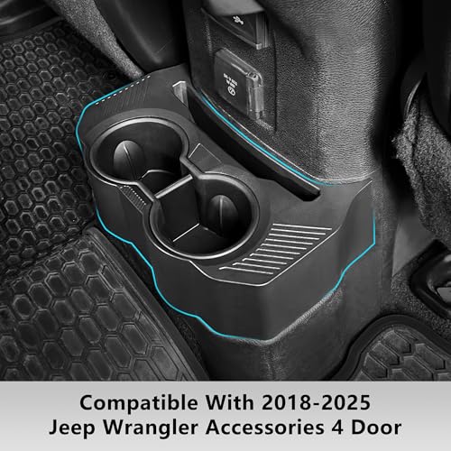 Portavasos trasero para Jeep Wrangler JL 2018-2023 miniatura 6