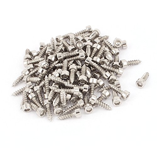 uxcell Tornillo autorroscante Hex 3.5x12mm 100 uds miniatura 1