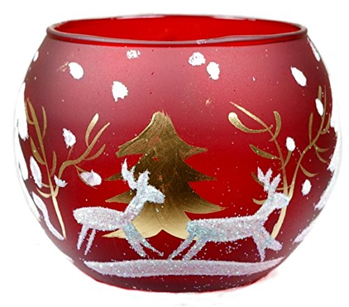 Him Albero di Natale Portacandele, Multicolore