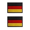 2 pieces 5 x 3 cm mini Germany flag patch embroidered badge German appliqu s for iron-on/sewing iron on for clothing bags backpack uniform vest football jersey