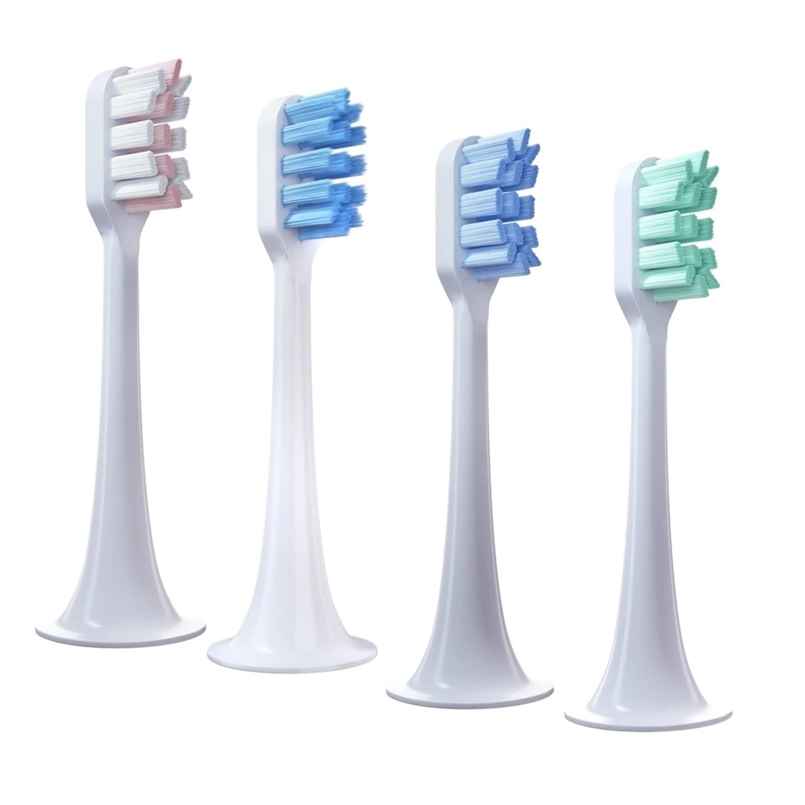 5 testine di ricambio morbide, compatibili con spazzolini elettrici T300 T500(8 BJ white)