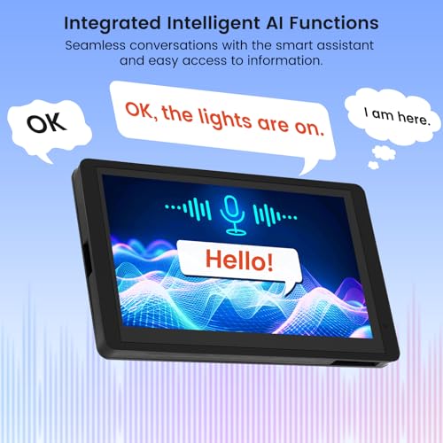 Image of ELECROW ESP32 Display 800x480, 5 inch HMI Advanced ESP32 IPS Touch Display with Acrylic Case, Support AI Speech Interaction, 32-Bit LX7 Dual-Core Processor, Up to 240MHz, Compatible with Arduino, ESP-IDF