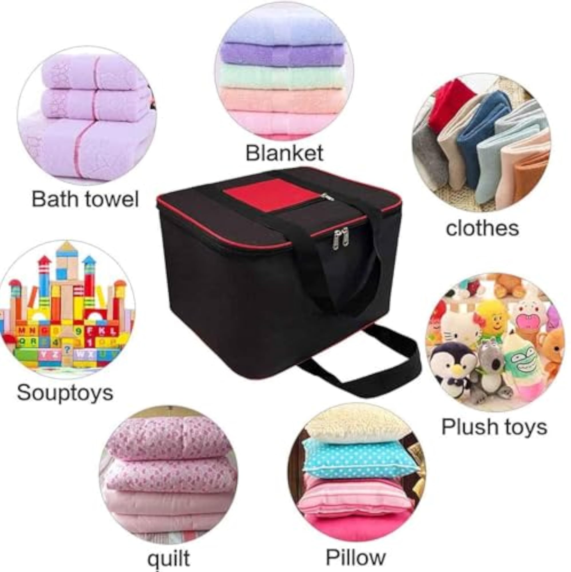 YRS Crafts Multi Purpose Foldable Nylon Big Underbed Storage Bag
