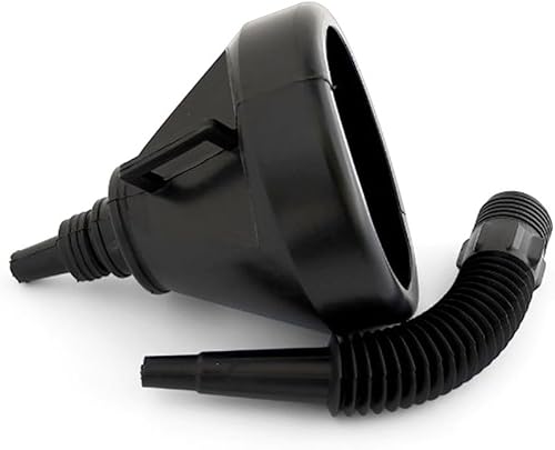 Miniatura 4 de Kit de gasolina de 3 embudo de aceite flexible para extensión de boquilla de malla de extensión