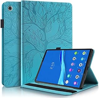 L&Btech Lenovo Tab M10 FHD Plus 10.3'' Case Folio Folding Stand PU Leather Cover with Card Pocket Multi-Angle Viewing, for Lenovo Tab M10 Plus (2nd Gen) TB-X606F/TB-X606X Tablet - Turquoise