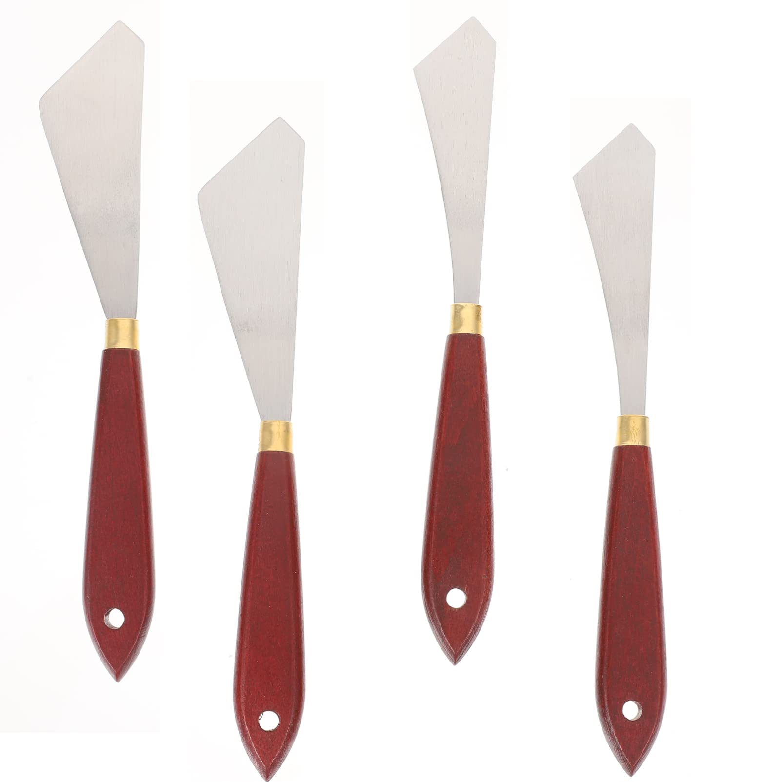 Ciieeo 16stücke Teiliges Malerei Schaber -pigmentmesser Mit Holzgriff Vielseitige Spachtel Für Öl Und Acrylmalerei Und Auftragen Von Farben