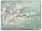 Cala Home 4 Premium Hardboard Placemats Table Mats, Cherry Blossoms