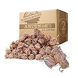 MADE IN GERMANY – Die Anzünder gibt es in unterschiedlichen Verpackungsgrößen (1kg, 2kg, 5kg, 10kg) werden in Deutschland hergestellt und nach DIN EN 1860-3 zertifiziert