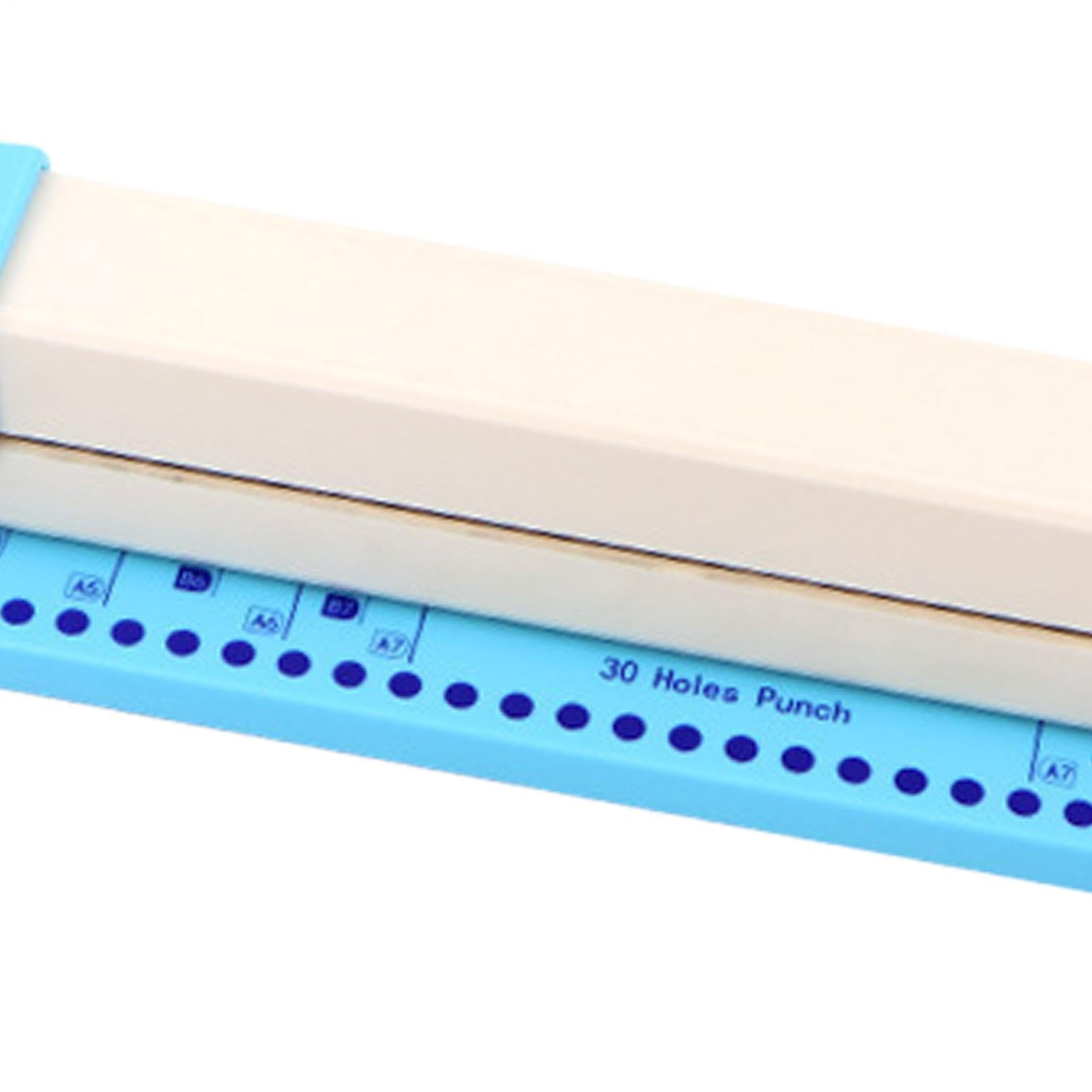 Perforadora 30 Agujeros Herramienta Ajustable Con Capacidad De 5 Hojas