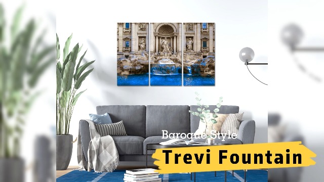 Amazon.com: FuShvre Baroque Canvas Wall Art Italy Rome