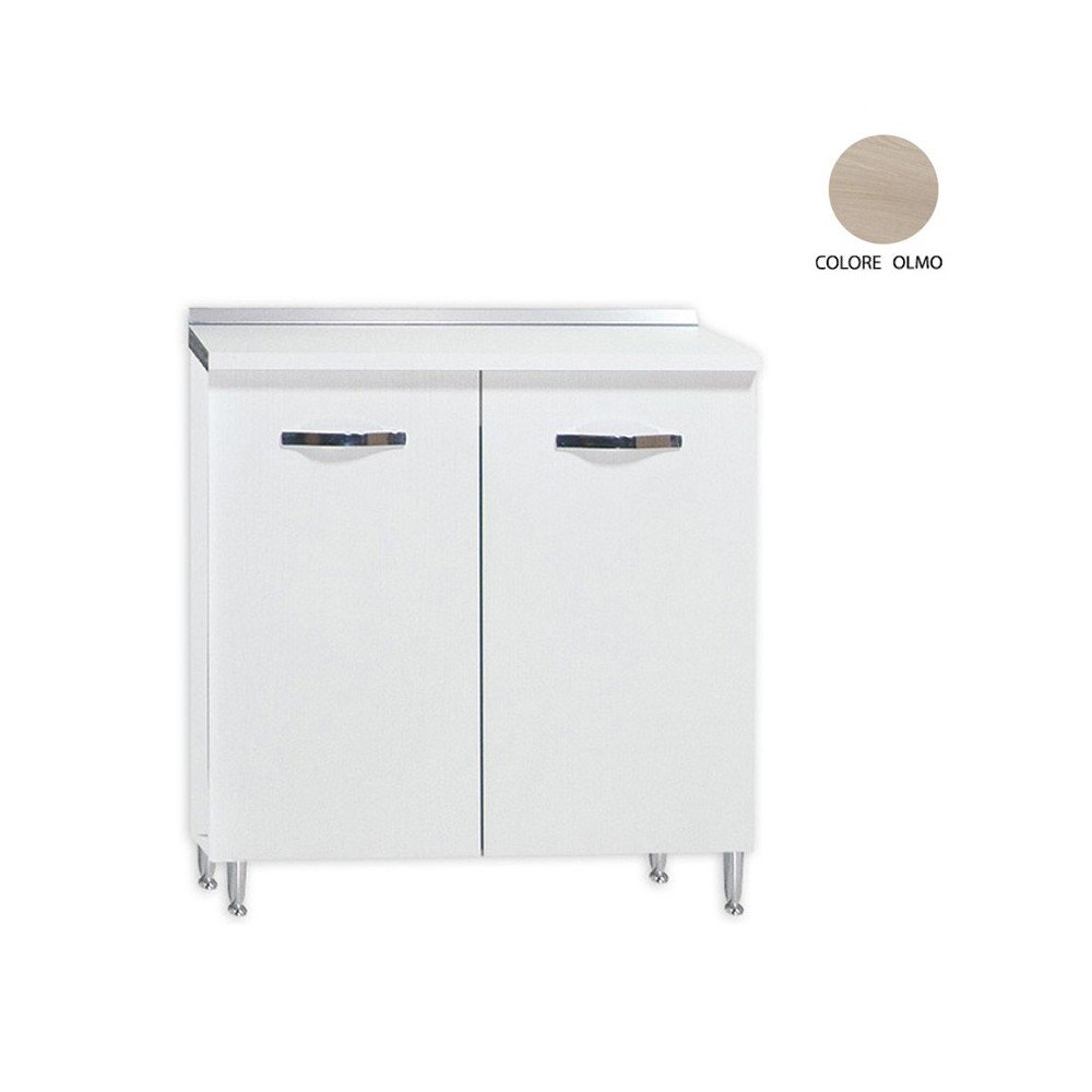 Base per Cucina 2 Ante Olmo in Legno nobilitato Cm 80x50xH 85