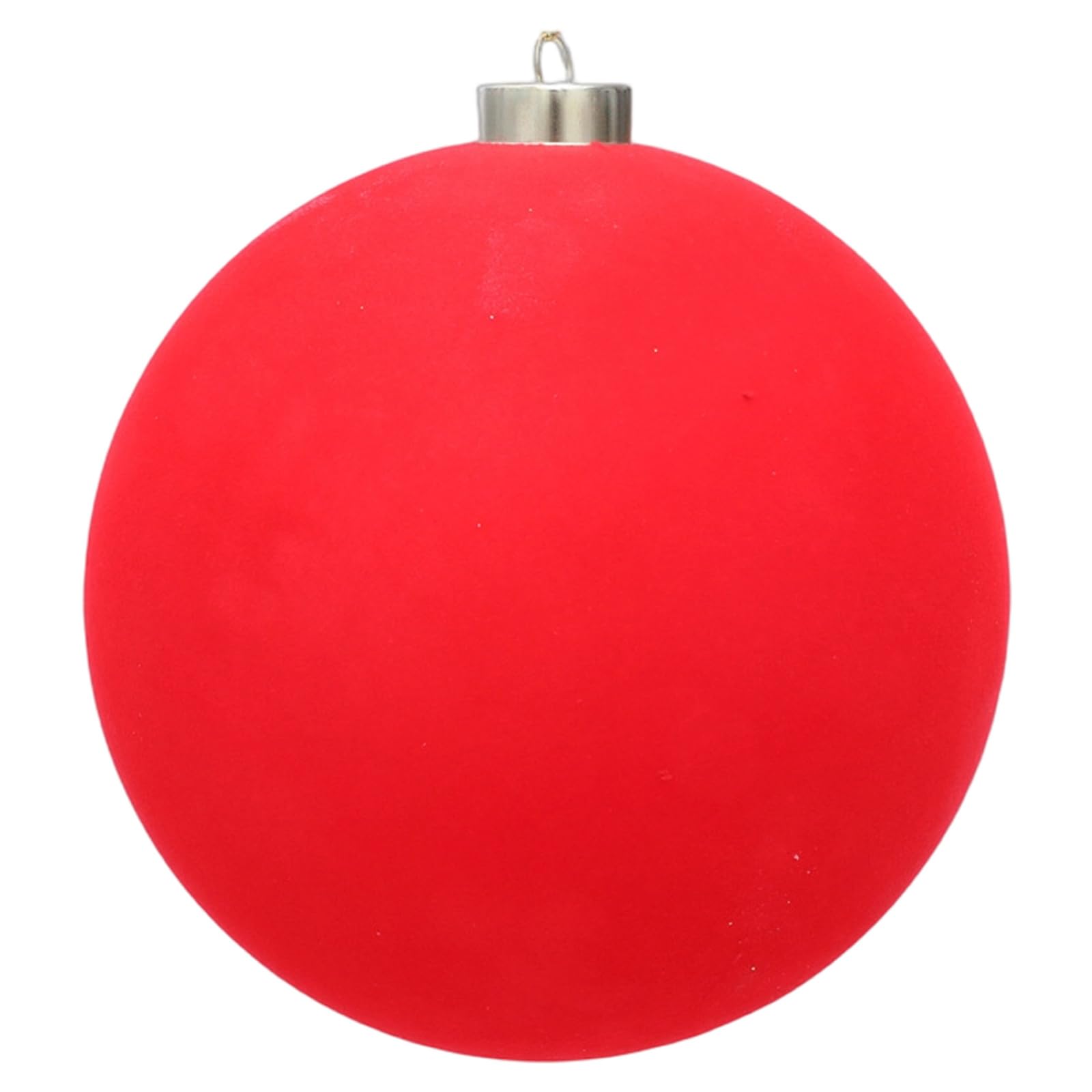 NMFLAB Christmas Baubles Shatterproof Velvety Christmas Ball Ornament for Tree Door Handle Mantels Holiday Decoration Blanketed Ornamentation
