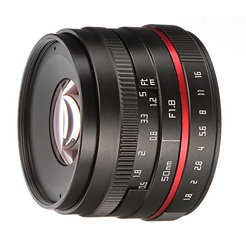 FOTGA 50mm F / 1.8 Messa a fuoco manuale Obiettivo...