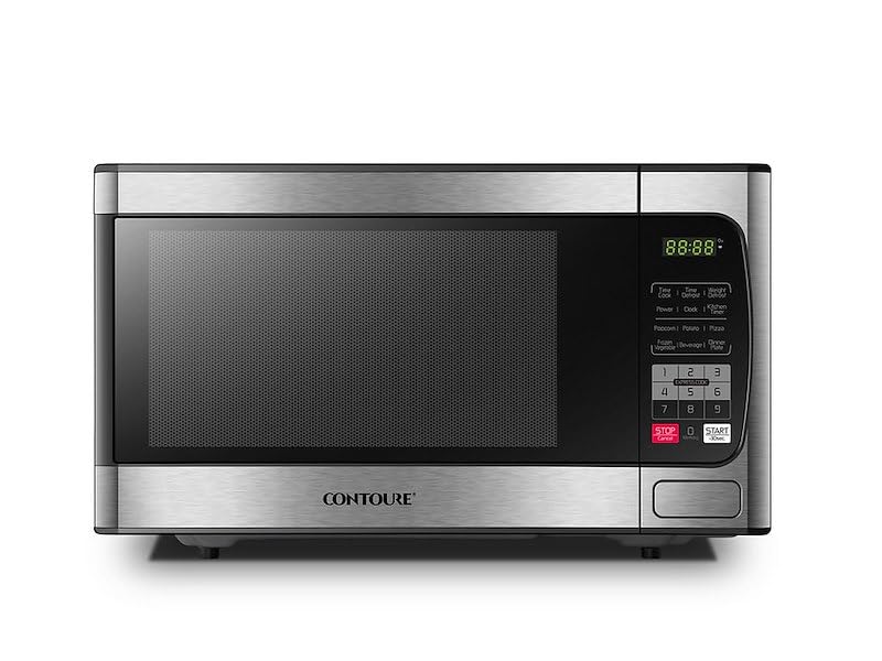 Microwave Oven 900 Watts Cooking Power/ 1350 Watts Input Power 11-1/2 Inch Height x 19 Inch Width x 15 Inch Depth With 10-1/2 Inch Glass Turntable Stainless Steel 9.58 Amp Built-In