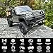 HLSFWDRIVE MN82S RC Crawler 1/12 Scale Remote Control Rock Crawler RC Truck 4x4 Off-Road Toyota Land Cruiser RTR All Terrain Car 280 Motor Proportional Throttle Steering Hobby Vehicle for Adult