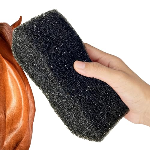 Cepillos de caballo para aseo | Esponja de aseo para ganado, cepillo de lavado equino – para salidas, competición, mascotas, ganado, caballo, equino, establo, granja al aire libre