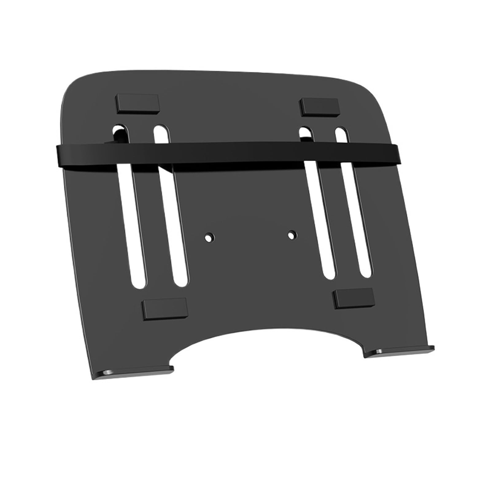 MOUKWLEK Monitor robotic arm stand for drill-free dual screens(Blacktraymodel)
