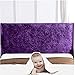 SetSailW Housse pour Enfants Housse de Protection de Tête de Lit Housse Extensible Housse de Tête de Lit, Housses en Velours Anti-poussière pour Tête de Lit Double Très Grand Lit Double,Purple2-200CM
