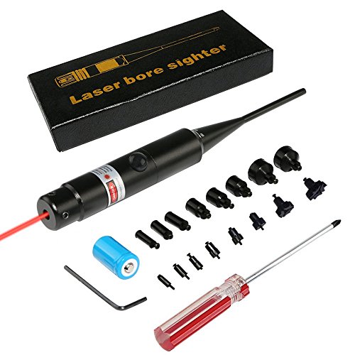 Wenxy Red Laser Bore Sighter .177 to .50 Caliber Cartridge Boresighter Laser Bore