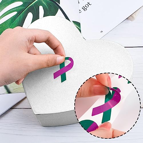 WANDIC Teal&Purple Ribbon Sticker - Image 3