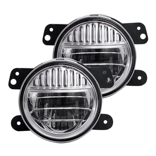 Phares antibrouillard LED 4 pouces 30W optiques de rechange pour Charger et Journey tout-terrain