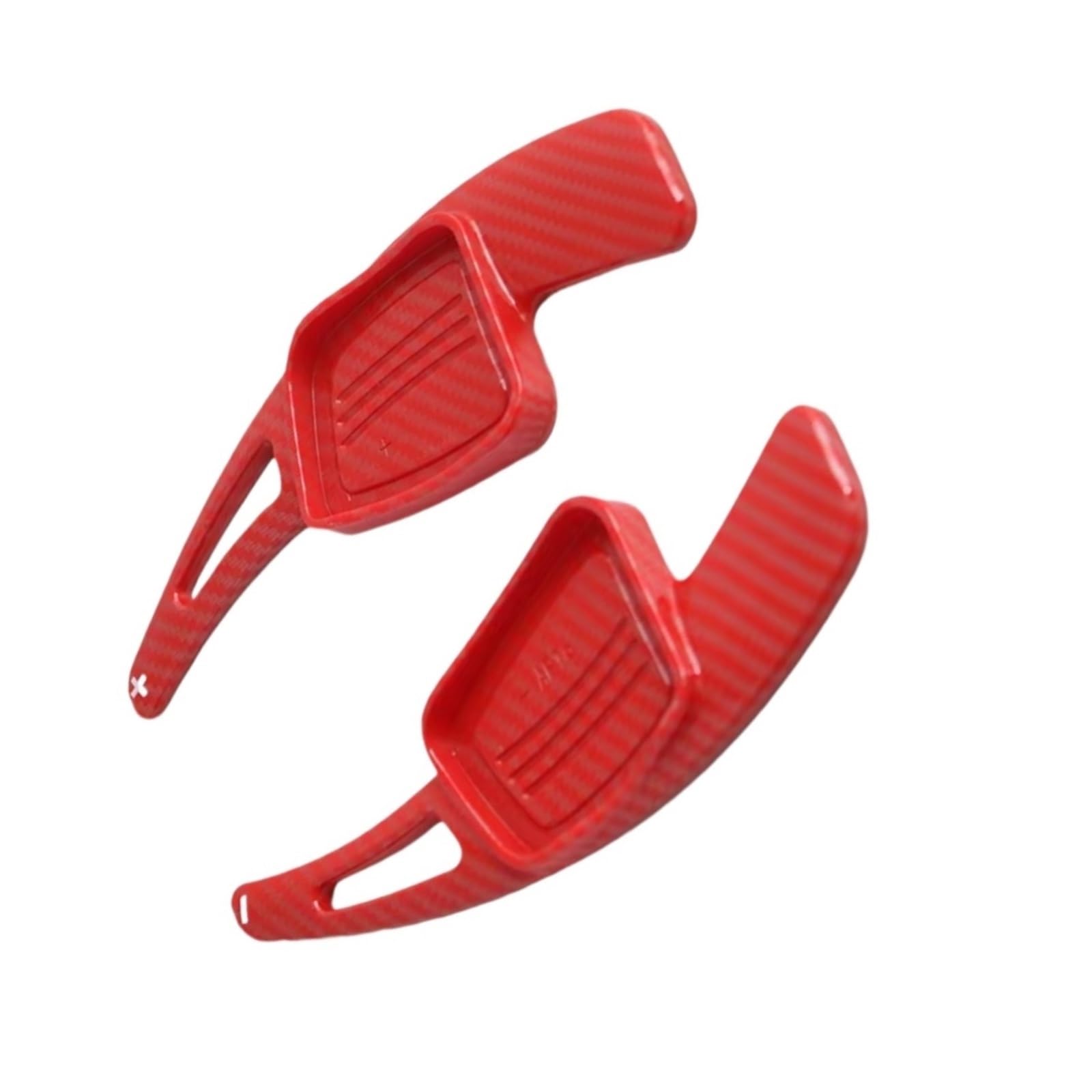 Cewsuio Carbon Fiber Red Compatible With S5 2017 For Q7 2016-2017 For Tt Car Steering Wheel Paddle Shifter Paddle Extension For Fit Accessories Decoration Paddle Shifter Extensions(Carbon Fiber Red)