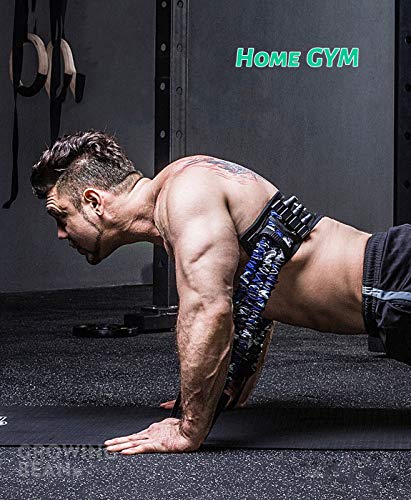 GrowingBean - Bench Press Assistance Resistance Bands, Home Gym, Multiple Training Methods, 152lbs