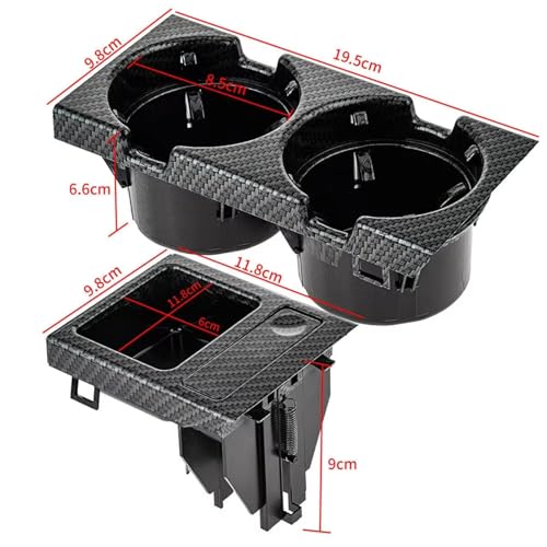 Porte-gobelet console centrale 51168217953 pour réparer BMW E46