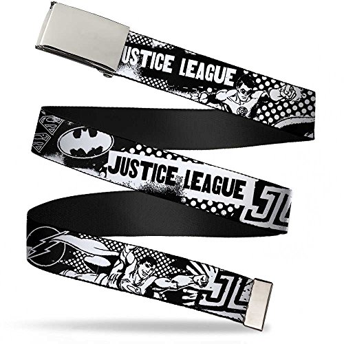 Buckle-Down Web Belt Justice League 1.25