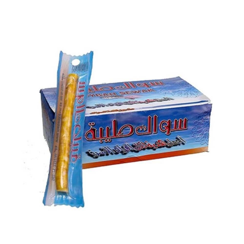 REBENUO Miswak Tybah Natural Toothbrush - Stick Siwak, 20 Pcs IN BOX | مسواك طيبة