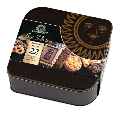 Henry Lambertz - Best Selection - 22 Gebäcksorten in einer schönen Metall Dose - 1kg Gebäck