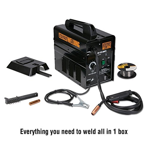 125 Amp 120 Volt/20 Amp Flux Core Wire Welder 