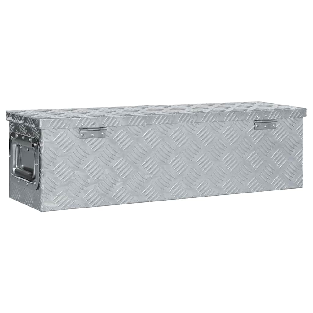 Genérico Caja de Aluminio 80,5x22x22 cm Plateada,Bricolaje,Accesorios de Bricolaje,Organización y Almacenamiento de Herramientas,Cajas de herramientas-142937
