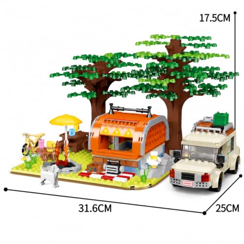 Image of SKY LINE OCEAN 6 in 1, 1000 Pcs Building Set Series (Caravan Camp 770+ Pcs)