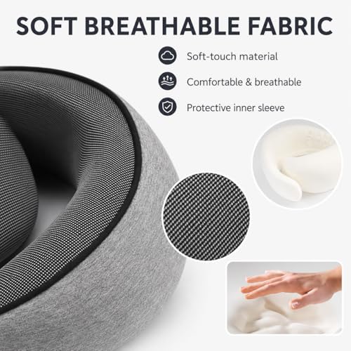 Almohada Viscoelástica de Viaje U-SOFT Portátil miniatura 5