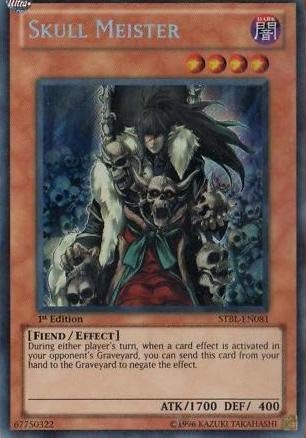 Yu-Gi-Oh! - Skull Meister (STBL-EN081) - Starstrike Blast - 1st Edition - Secret Rare