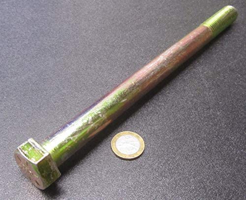 Grade 8 Zinc Yellow Steel Bolts RH PT 3/4"-10 x 10.00 Length 1 pc