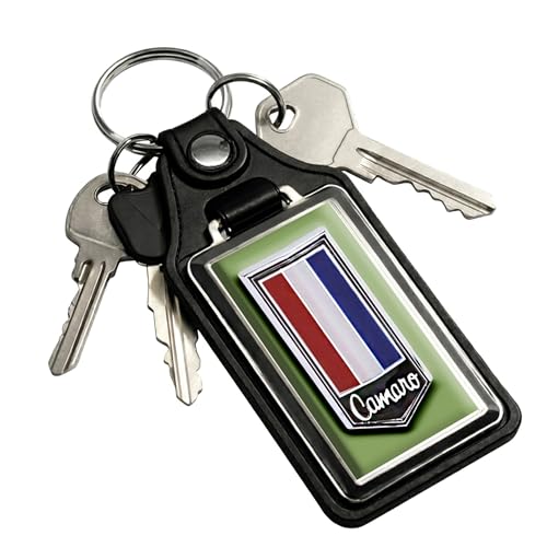 Image of Brotherhood Car Key Chain for Camaro - Classic Models Keychain for Men and Women Gift Key Ring - -