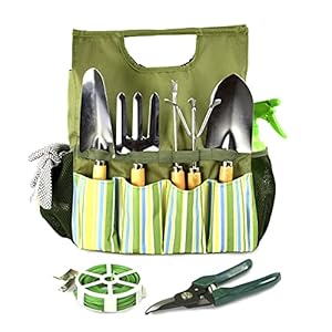 Plant Theatre Essential Garden Tool Bag – Includes Tools for the Gardener