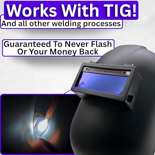 Image of The Heir Single 2.0 | Shade 9 Blue Auto Darkening Welding Lens | 20A TIG Rating - No Flashing | 2 inch X 4.25 inch X 0.2 inch | Blue Welding Lens - TrueColor Puddle | Ridge Products Royal Series 2.0